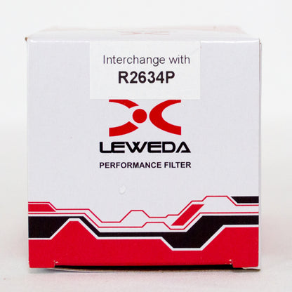 Leweda Cartridge Oil Filter R2634P Interchange