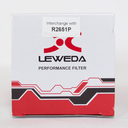 Leweda Cartridge Oil Filter R2651P Interchange