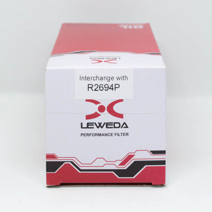 Leweda Cartridge Oil Filter R2694P Interchange