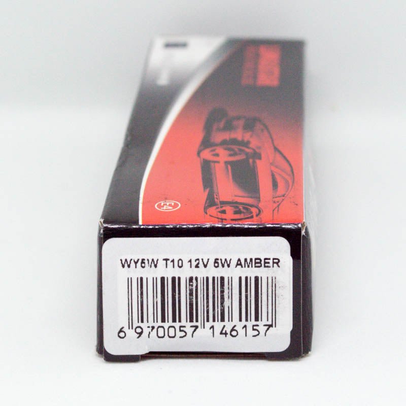 T10 Clear Amber Automotive Light Bulbs