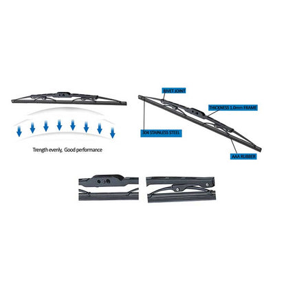 Metal Frame Wiper Blade SJ-405-16"